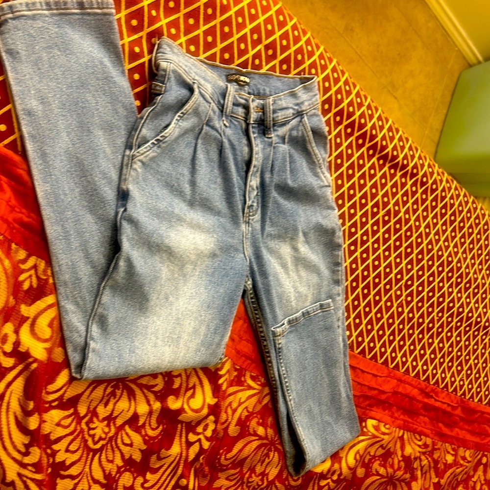 Vintage High-Waisted Blue Jeans